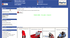 Desktop Screenshot of motoculture-jean.fr